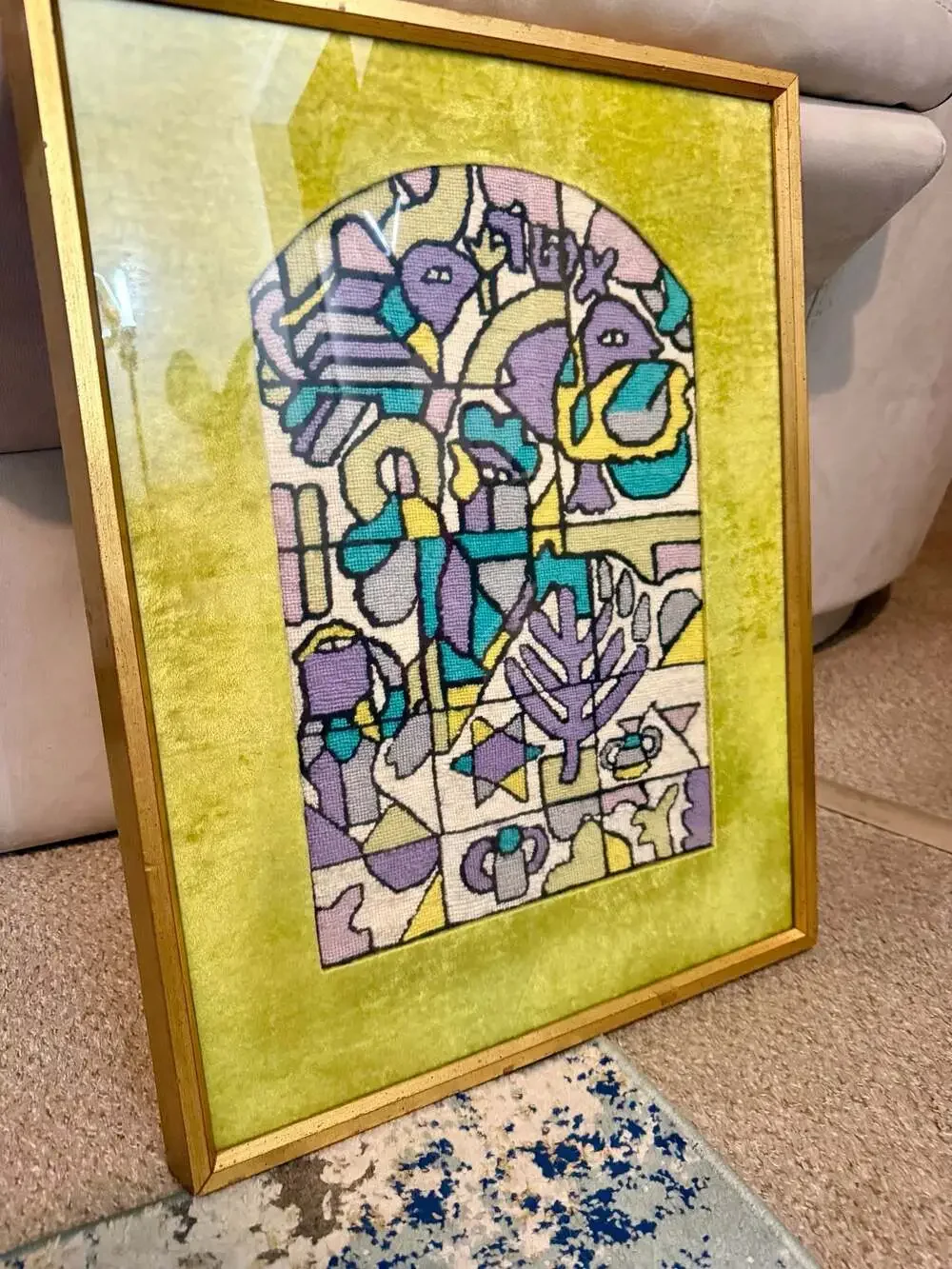 Unknown handstitched needlepoint